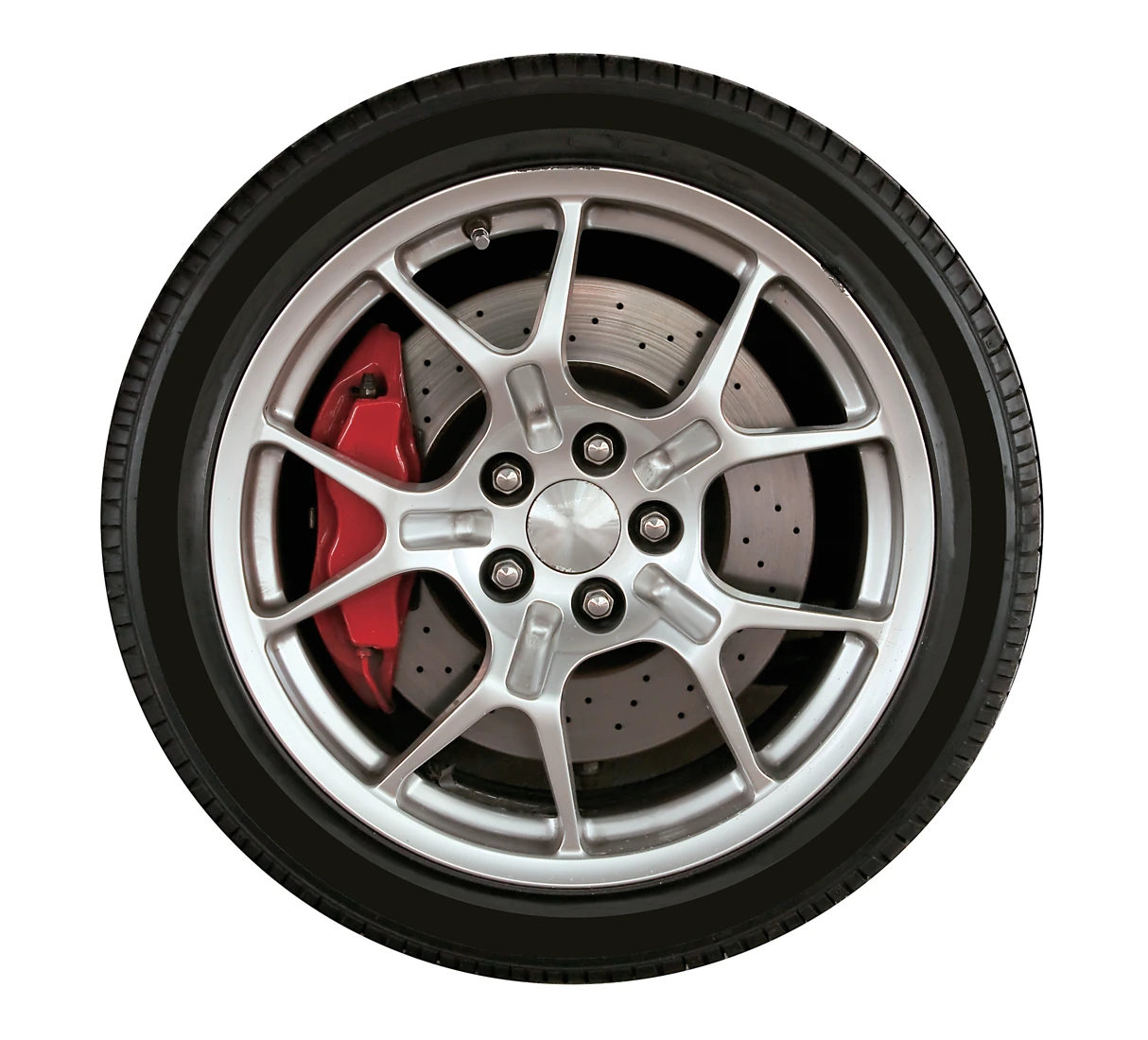 Brake disc in a wheel as an application example