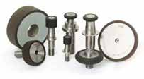 Vitrified CBN grinding tools.