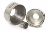 Metal cup dressers for internal grinding.