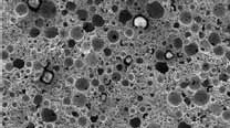 Comparison microstructure with coarse pores.