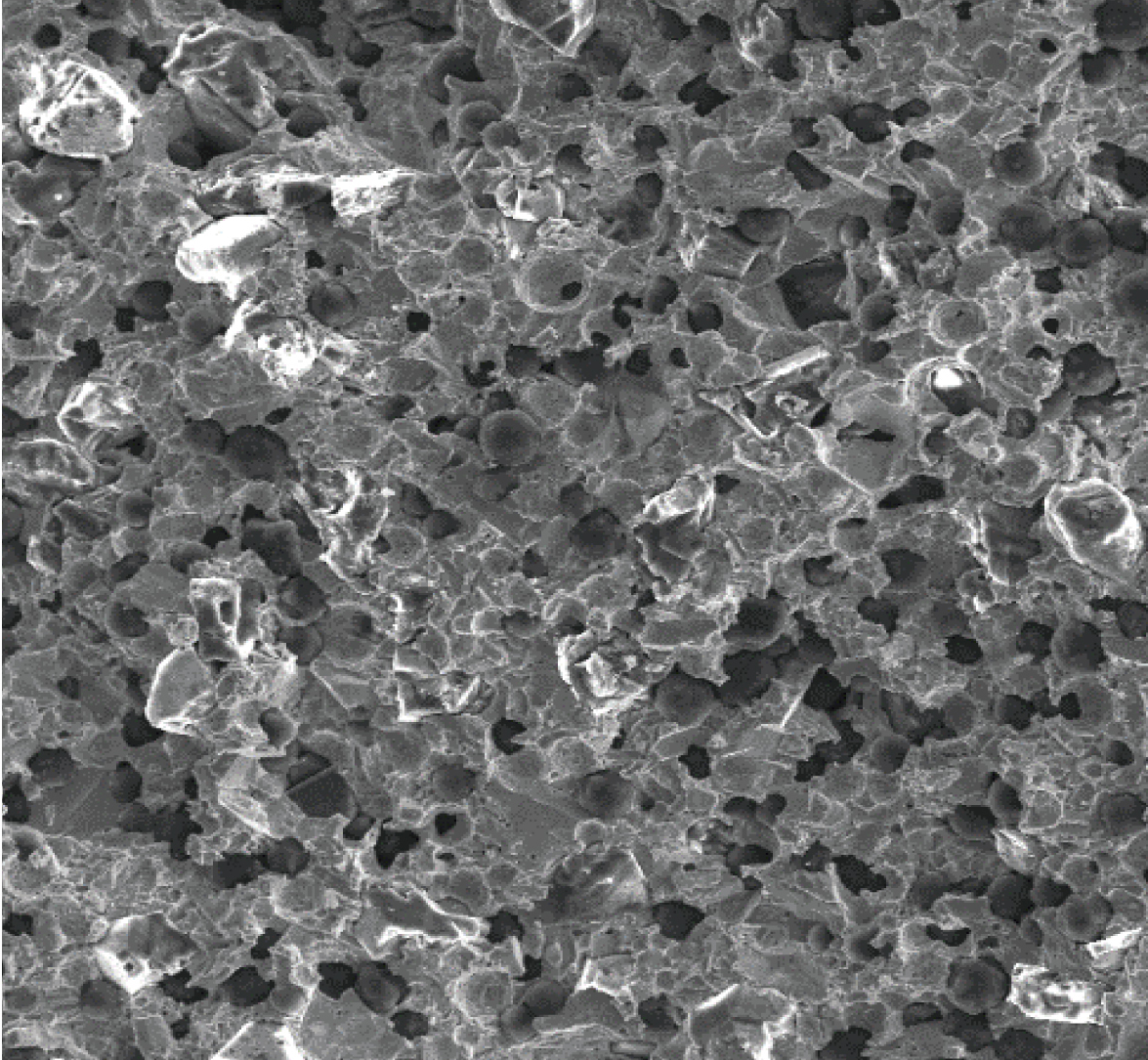 Porous hybrid bond: first micrograph.
