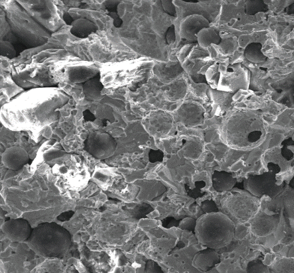 Porous hybrid bond: second micrograph.