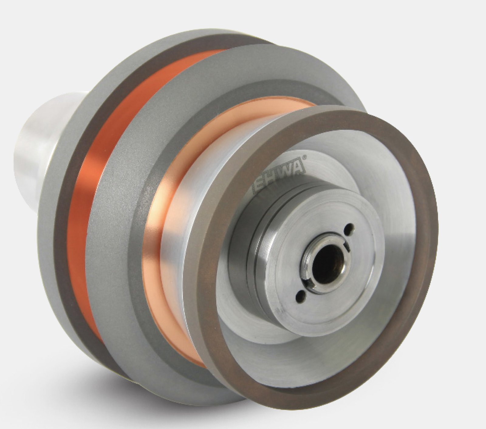 Diamond wheels with porous hybrid bond.