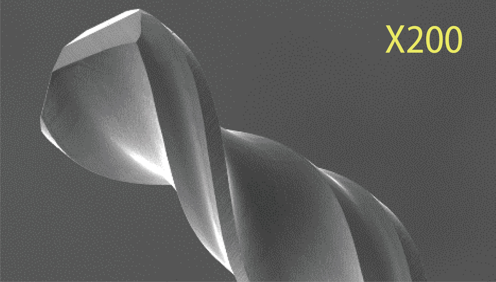 Micro cutting tool, original magnification X200.