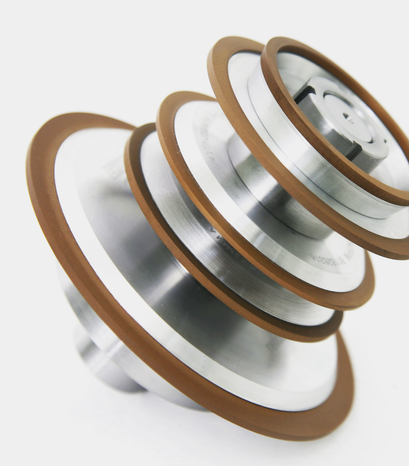 Diamond grinding wheels for micro rotary tools.