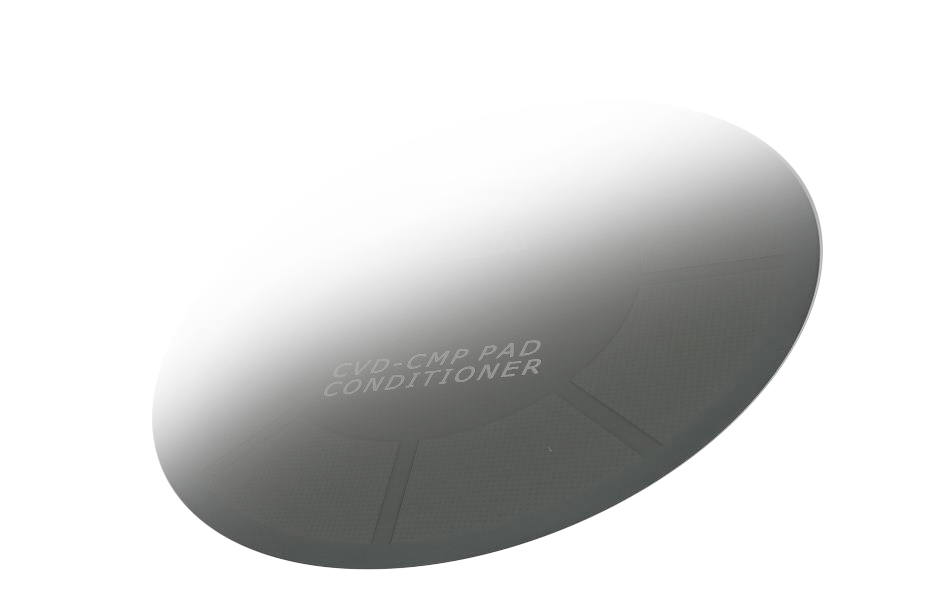 CMP-Pad-Konditionierer: Scheiben und Bauformen.