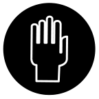 Kennzeichnung: Handschutz