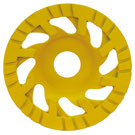 Schleiftöpfe für Winkelschleifer: Cutter-fan
