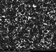 PKD, PCBN, CVD und einkristalliner Diamant: Gefügeaufnahme mit dem dargestellten Maßstab.
