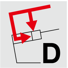 Spannprinzip D: unveränderte Pfeilrichtungen.