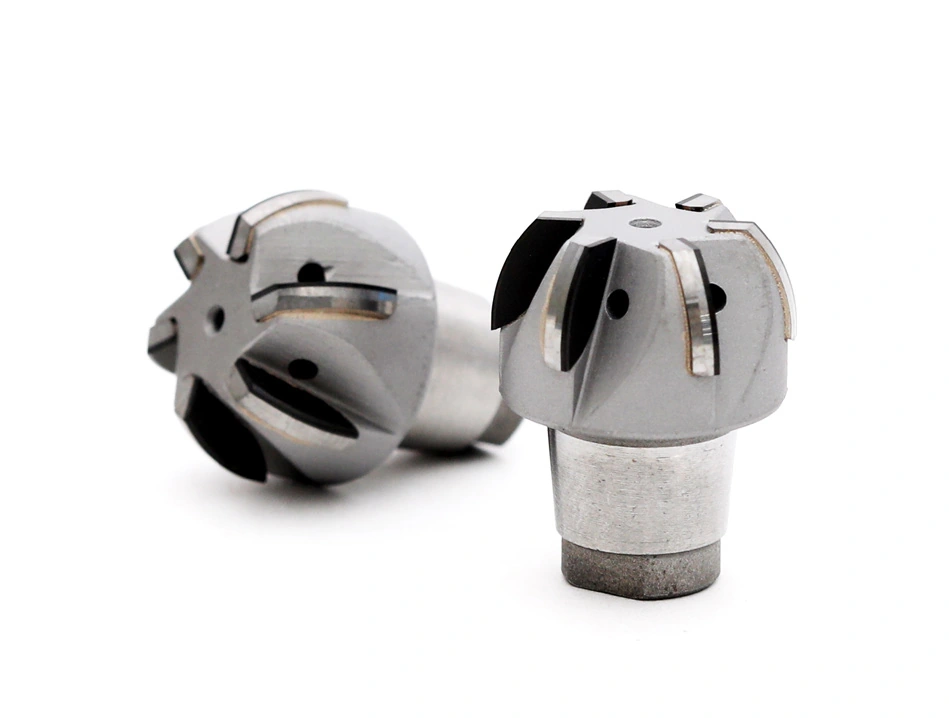 PCBN endmill pair from the cover view.