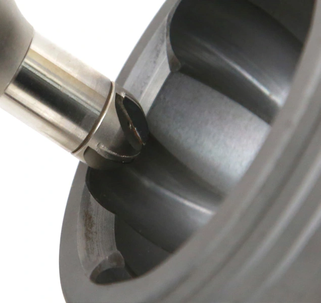 Machining an internal joint contour.