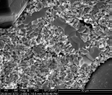 Galvanisch aufgebautes Microblade-Trennblatt, rechte Mikrostrukturgruppe, REM ×2000.
