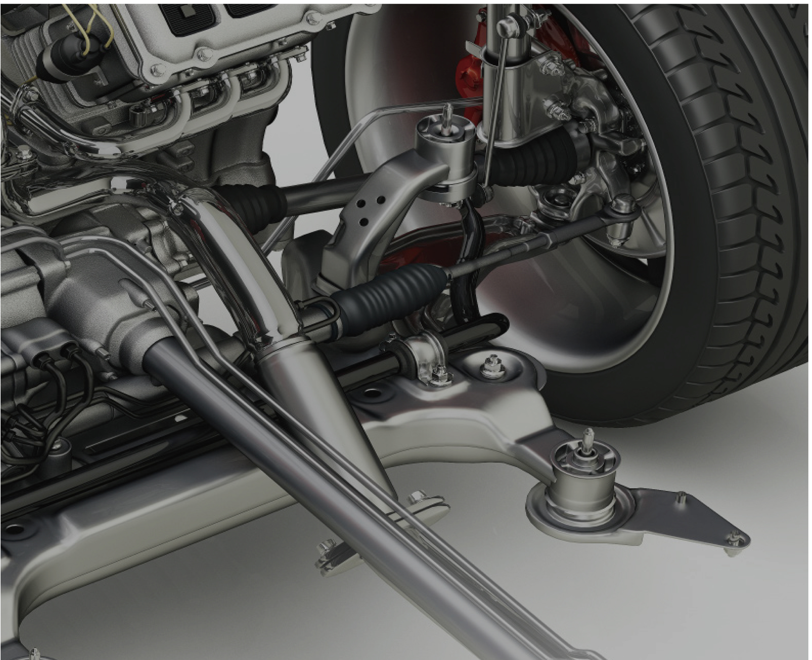 Another drivetrain example with a CV joint.