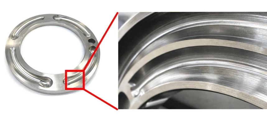 Ball track and enlarged track detail from the source.