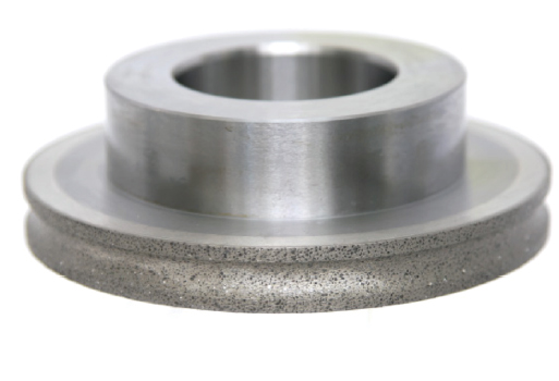 Rotary dresser for the illustrated ball bearing application.