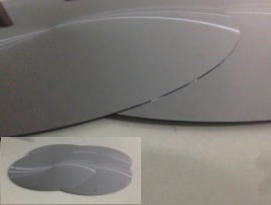 Silicon wafers and machined wafer edges.