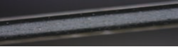 EHWA, 325 mesh: machined glass edge.
