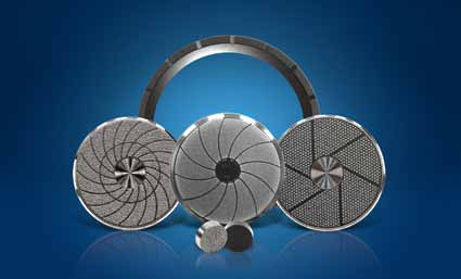 BSL CMP conditioners with a structured diamond coating.