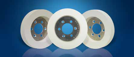 Edge-polishing wheels for mobile LCD and OLED panels.
