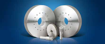 Electroplated edge-grinding tools.