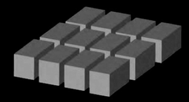 Squaring: block shapes for silicon and sapphire.