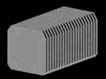 Wafering: slices from a block-shaped ingot.