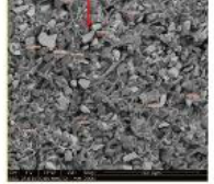 Microstructure of the polyurethane version for tool polishing.