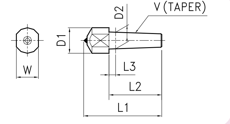 SDD-A09: bemaßte Standardzeichnung.