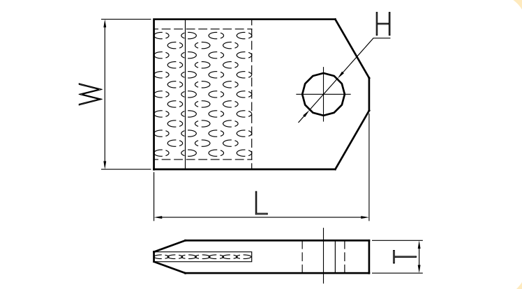 MDD-C14: bemaßte Standardzeichnung.