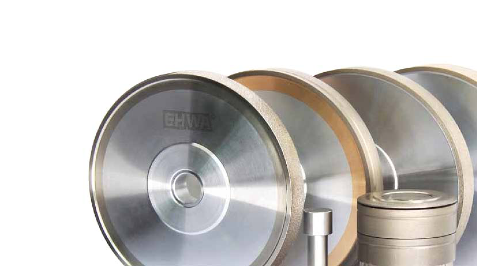 Different grinding-wheel designs.