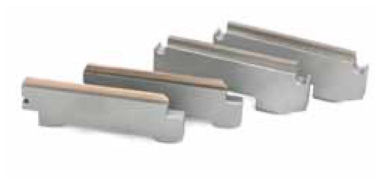 Metal-bonded honing stones for cylinder blocks.