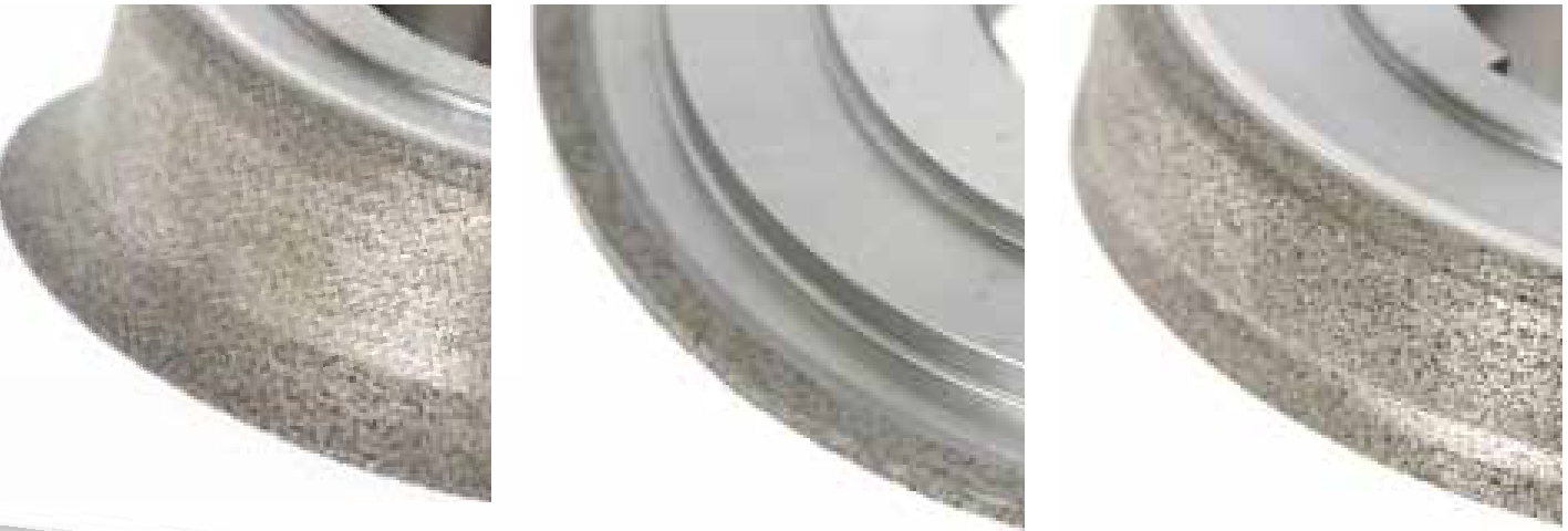Dressing contours for face/neck, stem and groove/chamfer.