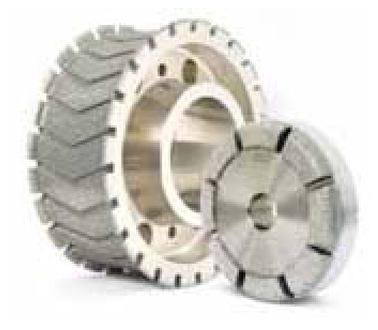 BSL and electroplated tools for brake pads.