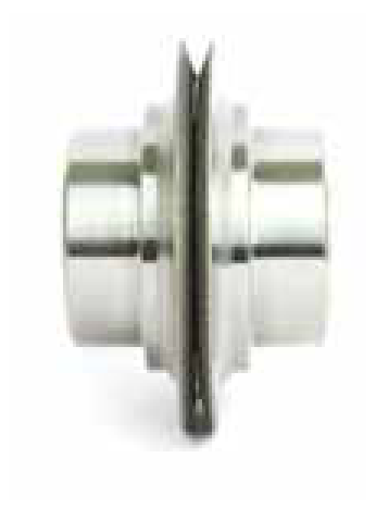 Single taper disc type: side view.