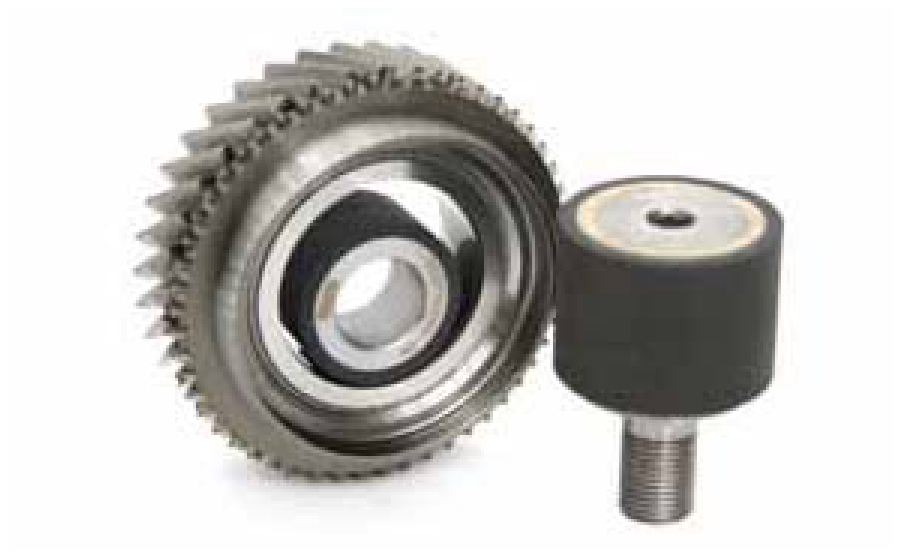 Gear and CBN internal-grinding tool.