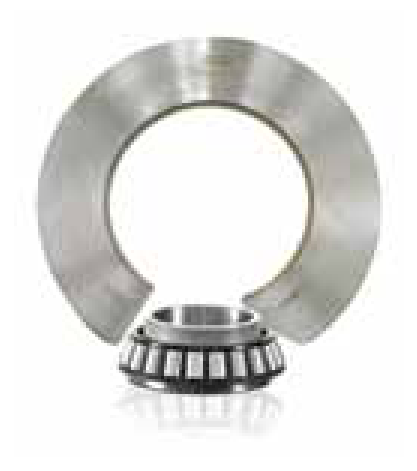 Wheel for taper-roller end faces