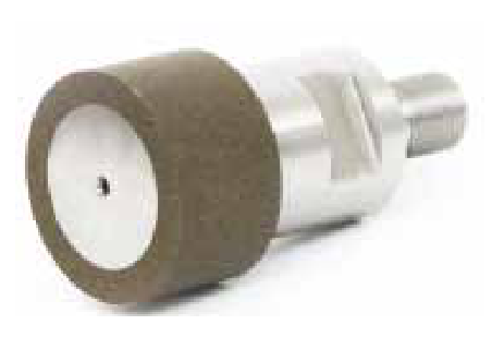 Vitrified wheel with steel quill