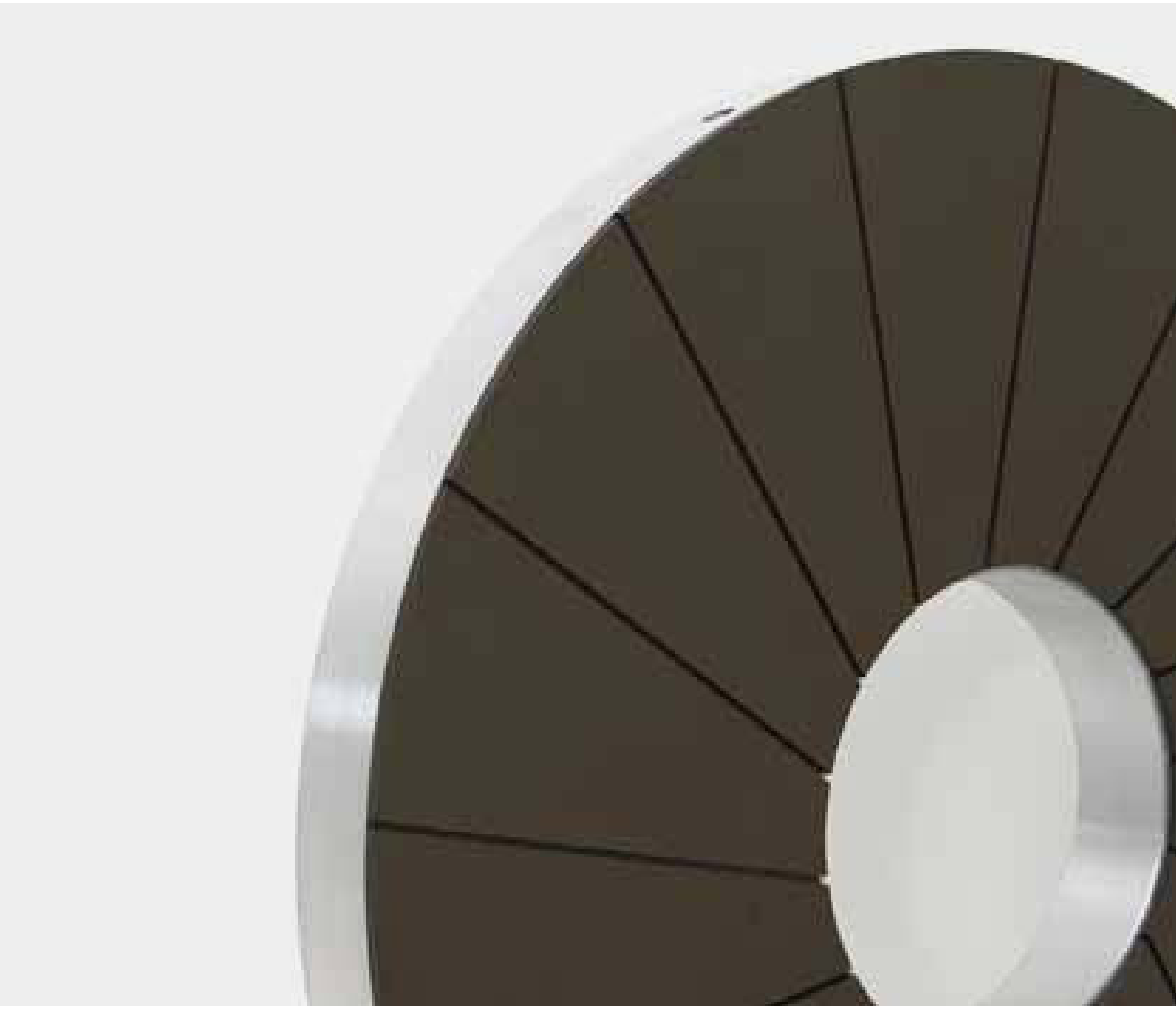 Grinding layer for bearing end faces