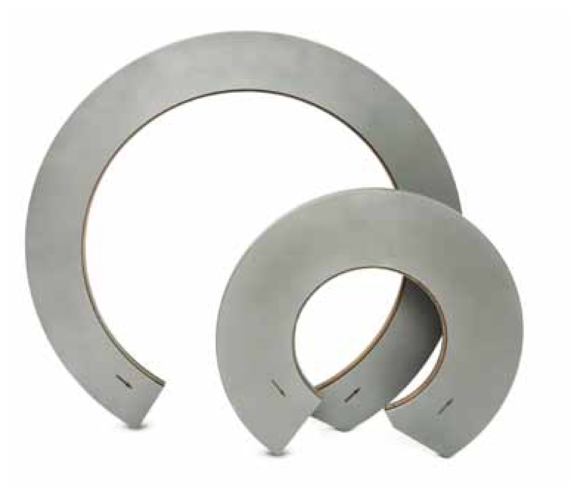 Taper-roller face grinding wheel designs