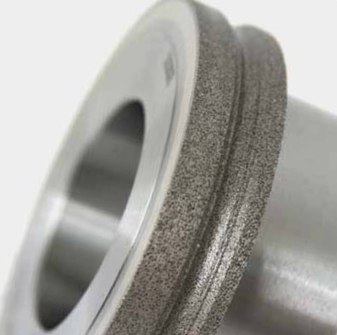Diamond-coated raceway profile