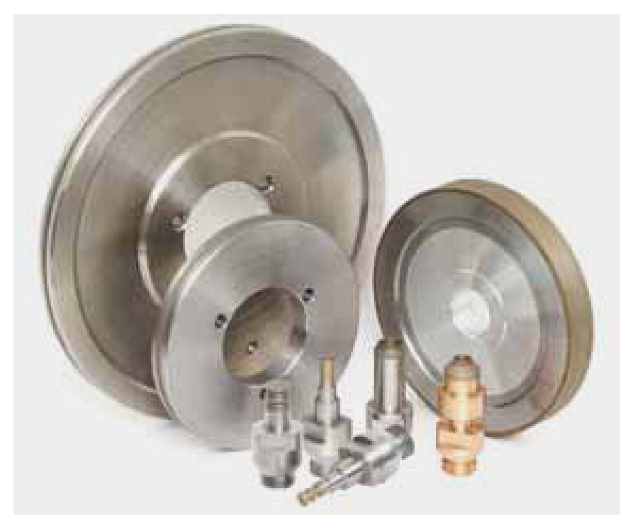 Metal-bond edge grinding tools for automotive and architectural glass