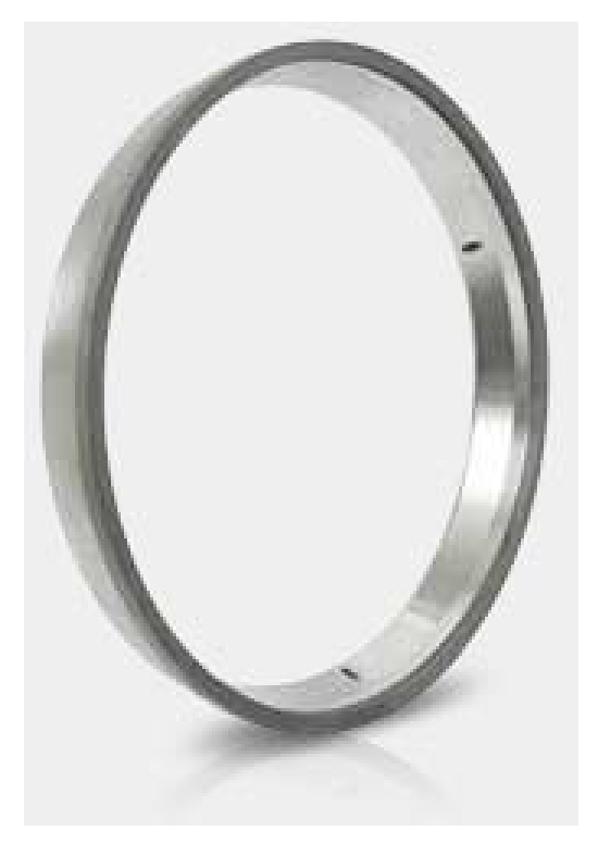 Peripheral wheel for cutting inserts