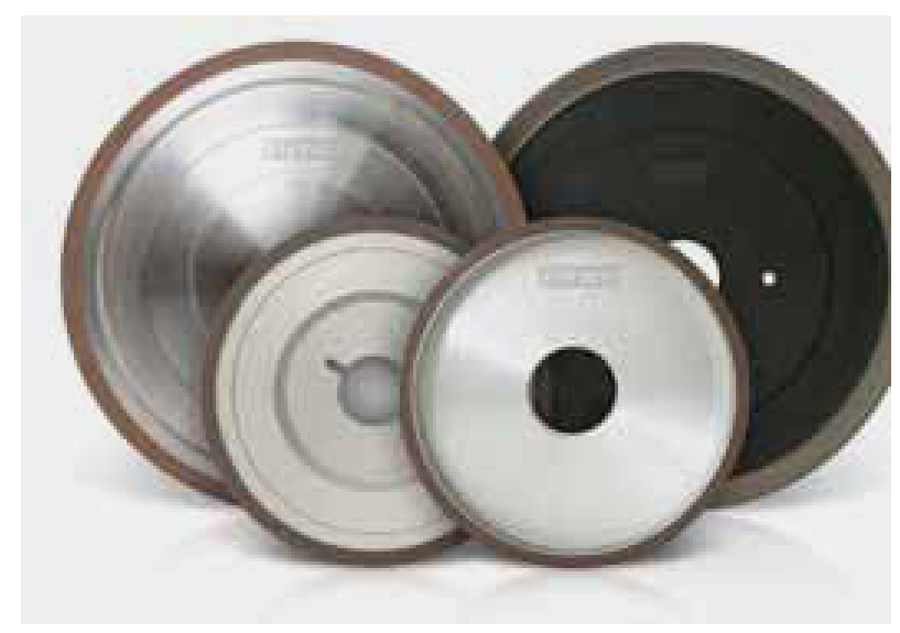 Grinding wheels for tipped circular saws