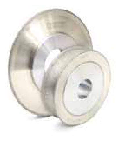 Rotary dresser for artificial-knee components