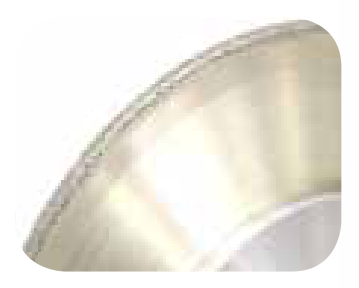 Profile area of the rotary dresser
