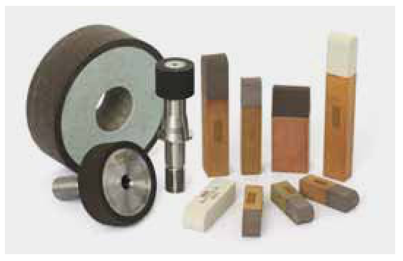 Grinding tools and honing stones for bearings