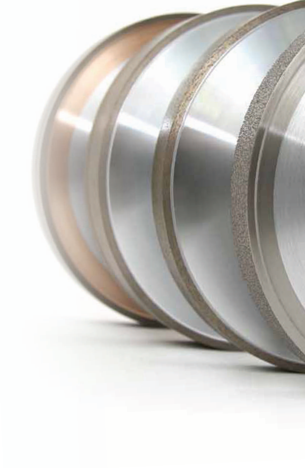 Metal-bond wheels: profile and grinding-layer area
