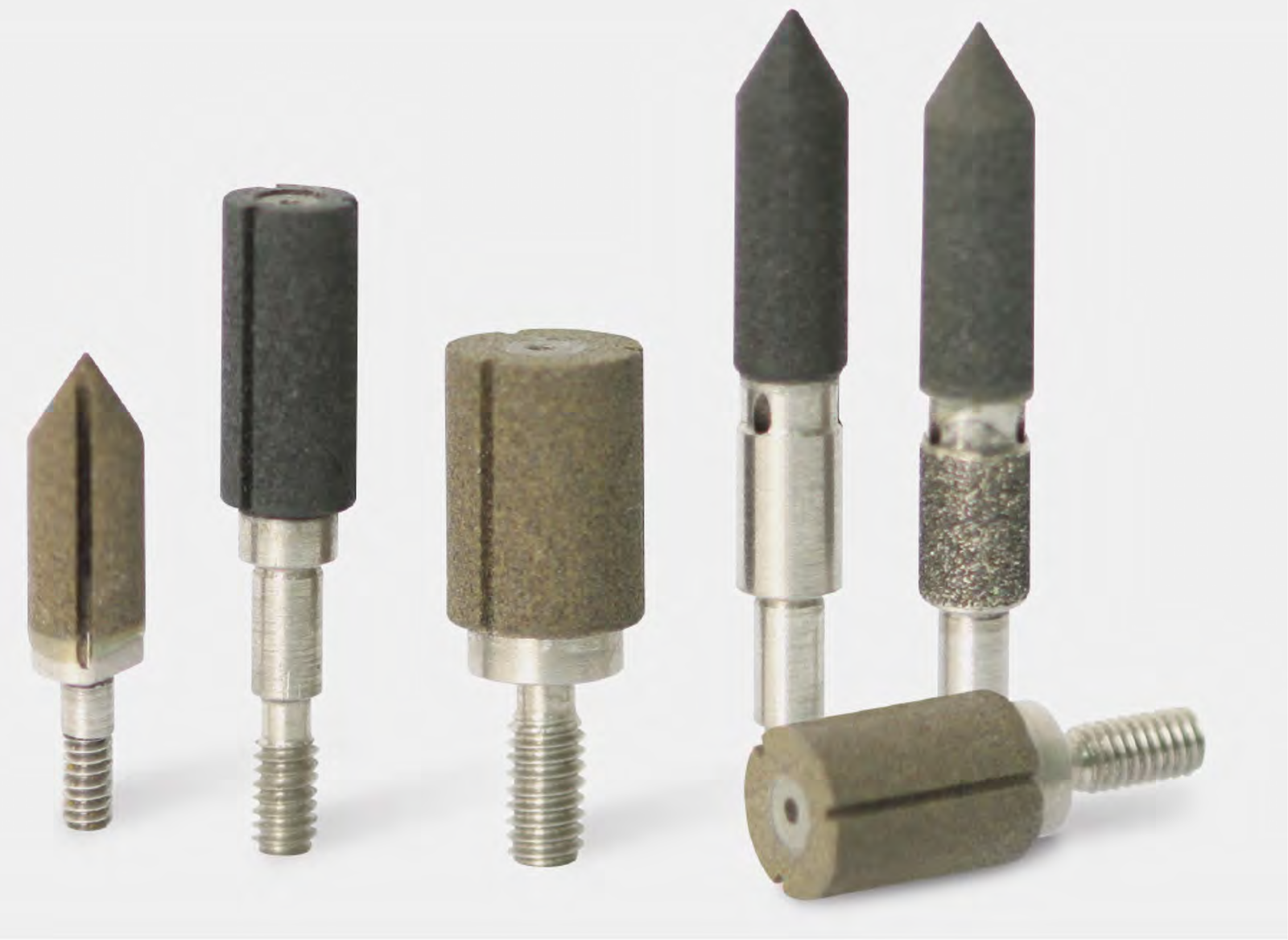 Bore and seat mounted points with different contours