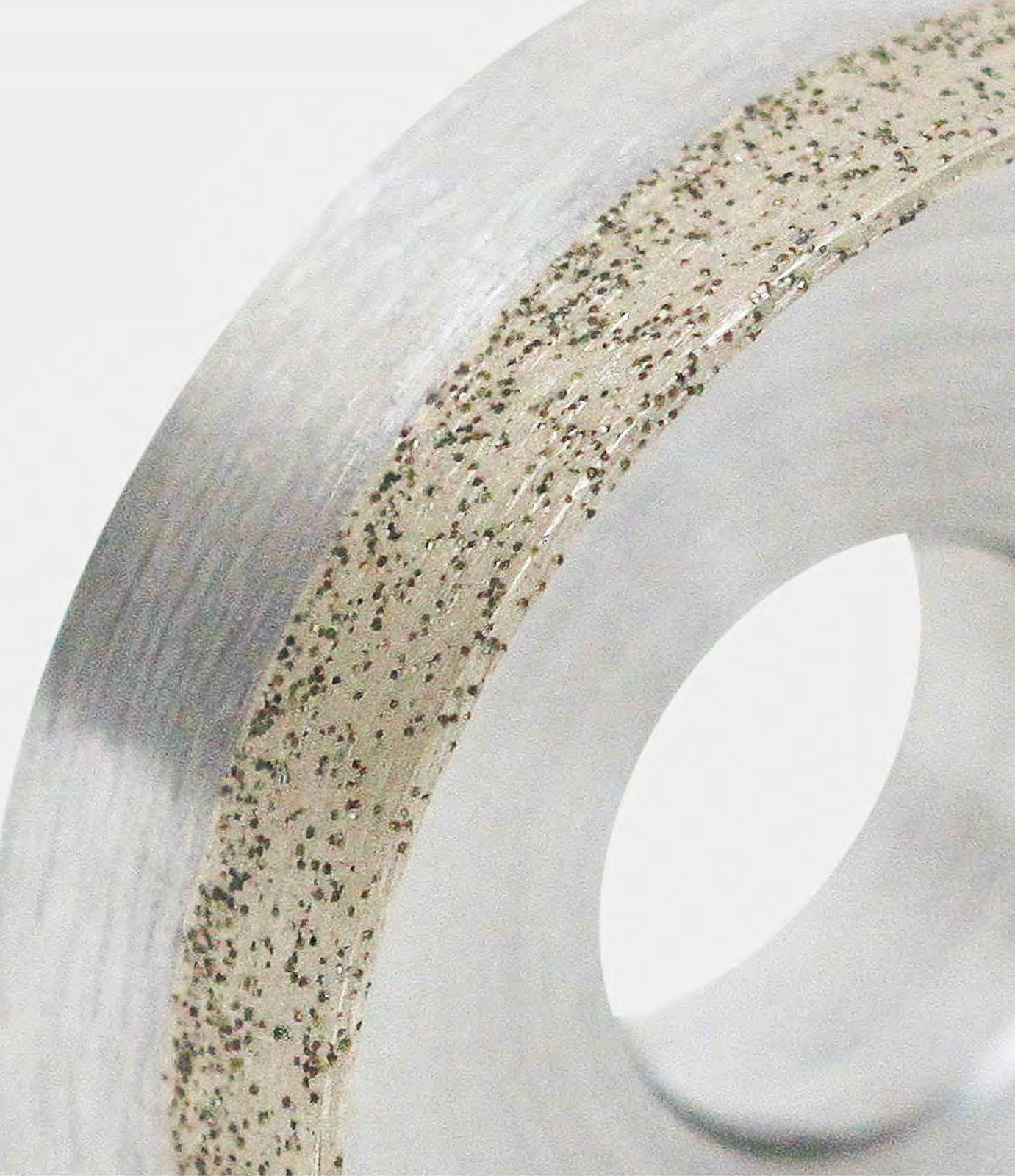 Diamond layer of a cup dresser